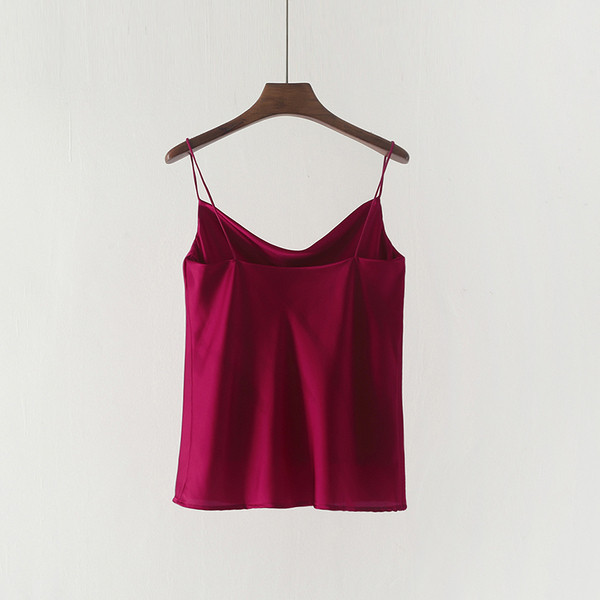 Naiste stiilne õhukeste rihmadega topp