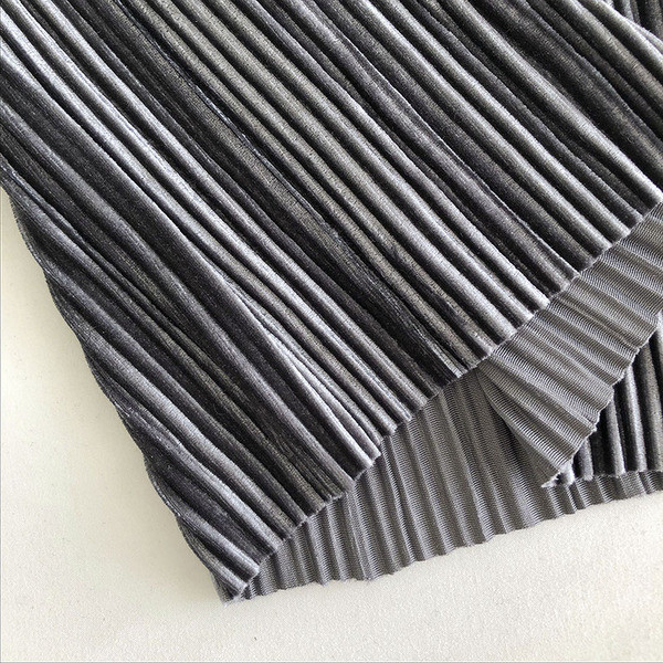 Plisseeritud naiste püksid elastse vöökohaga