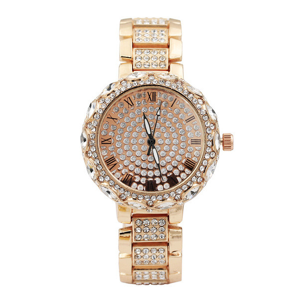 Elegáns, kövekkel borított női karóra