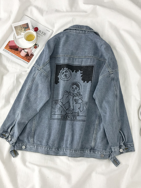 Új modell női farmerdzseki rátéttel