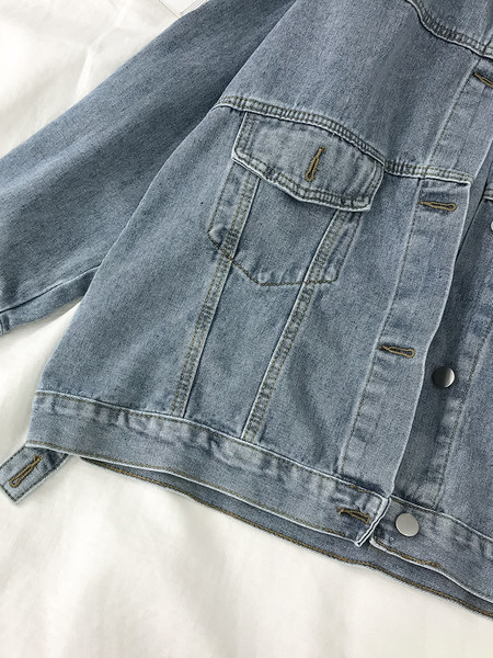 Új modell női farmerdzseki rátéttel