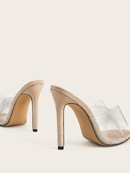 Κομψά γυναικεία ψηλοτάκουνα παπούτσια με σιλικόνη