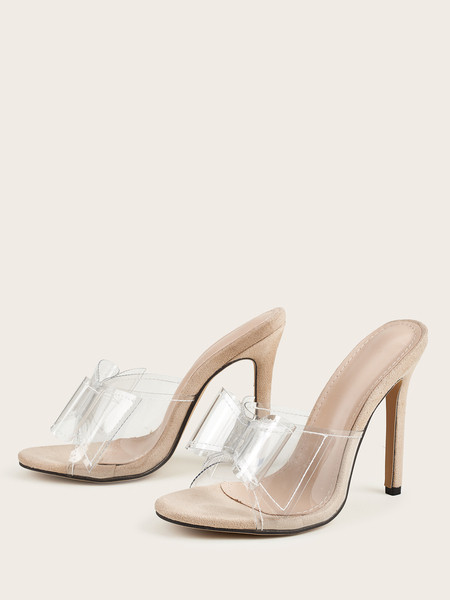 Κομψά γυναικεία ψηλοτάκουνα παπούτσια με σιλικόνη