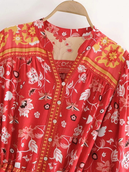 Rövid, mintás mintás női overall