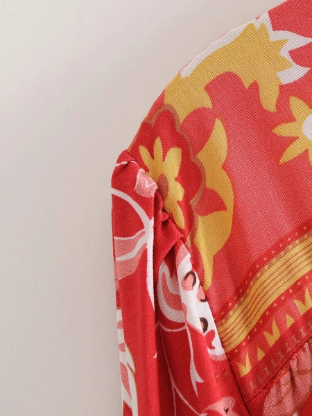 Rövid, mintás mintás női overall