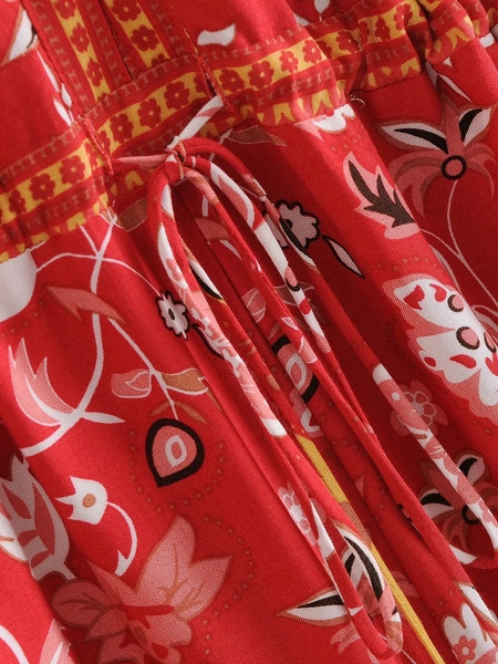 Rövid, mintás mintás női overall