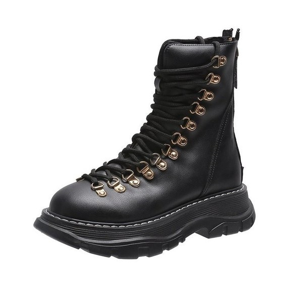 Bőr női őszi-téli csizma