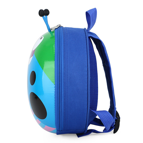 Värviline ümara kujuga laste seljakott