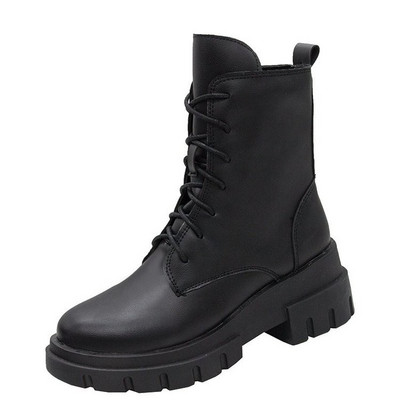 Női bőr őszi-téli csizma