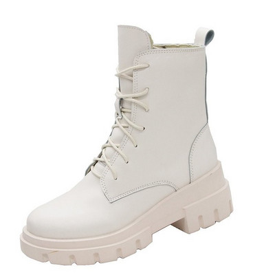 Női bőr őszi-téli csizma