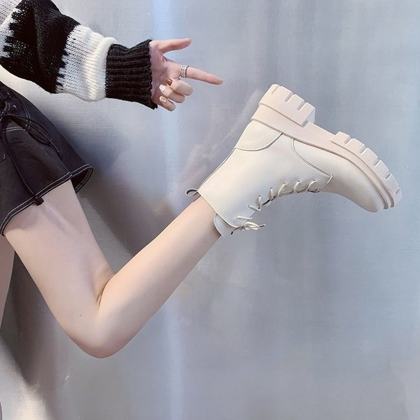 Női bőr őszi-téli csizma