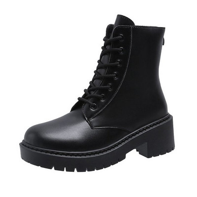 Modern női téli fekete csizma