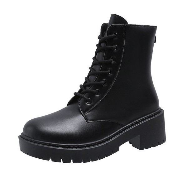 Modern női téli fekete csizma