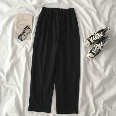 Széles női nadrág elasztikus derékkal