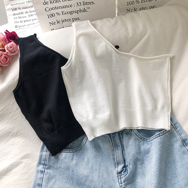 Igapäevane ühe rihmaga naiste topp