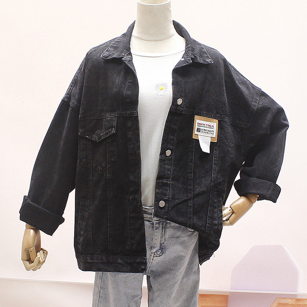 Női alkalmi farmerdzseki zsebekkel