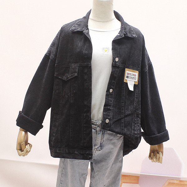 Női alkalmi farmerdzseki zsebekkel