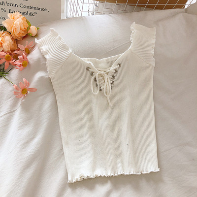 Corduroy jersey nyakkendővel