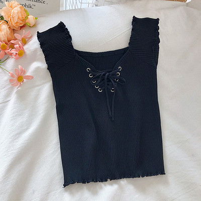 Corduroy jersey nyakkendővel