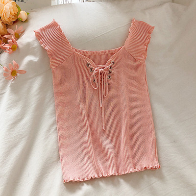 Corduroy jersey nyakkendővel