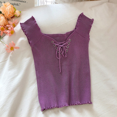 Corduroy jersey nyakkendővel