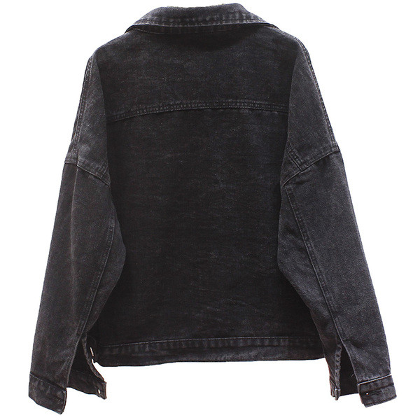 UUS mudeli naiste teksajakk sügavate taskutega