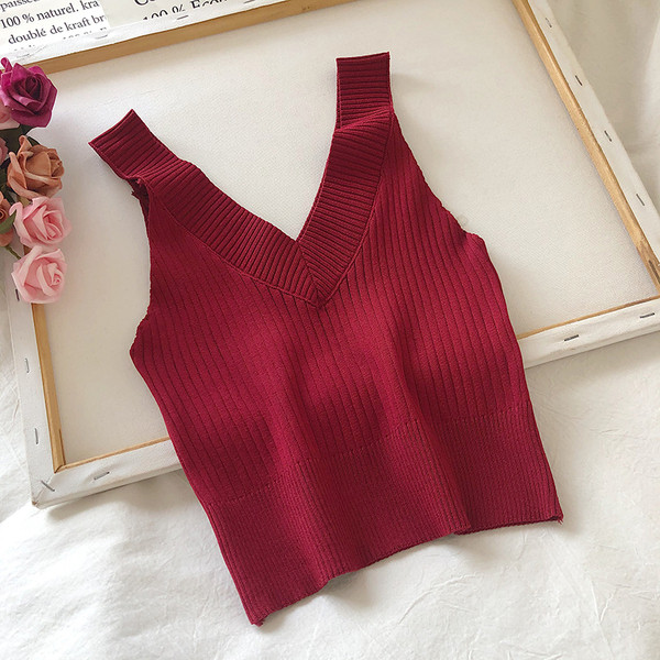 Alkalmi női felső, kordbársony dzsörzéből, V-nyakkal