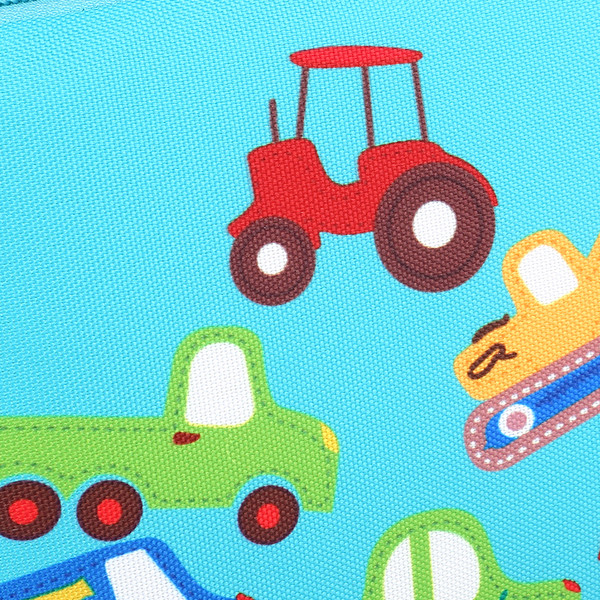 Παιδικό σακίδιο για αγόρια με πολύχρωμες εφαρμογές