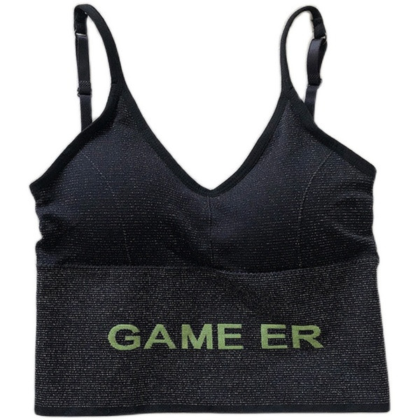 Tikandite ja õhukeste rihmadega naiste topp