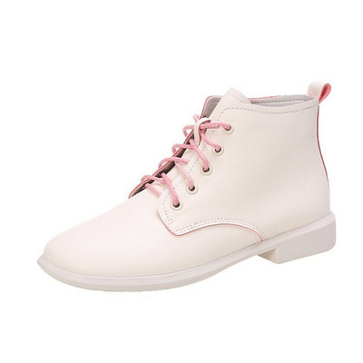 Ženske casual čizme s vezicama u boji