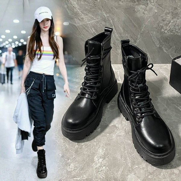 Női felső csizma, magas talppal