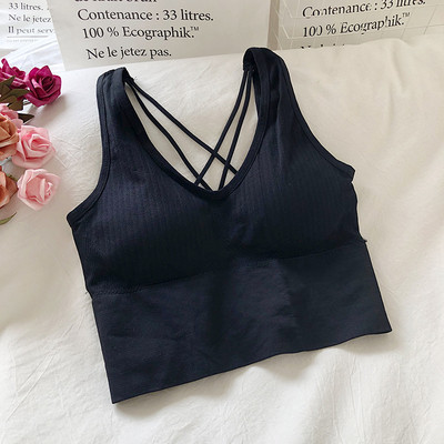 Γυναικεία μπλούζα με φαρδύ λουράκι και γυμνή πλάτη