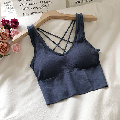 Γυναικεία μπλούζα με φαρδύ λουράκι και γυμνή πλάτη