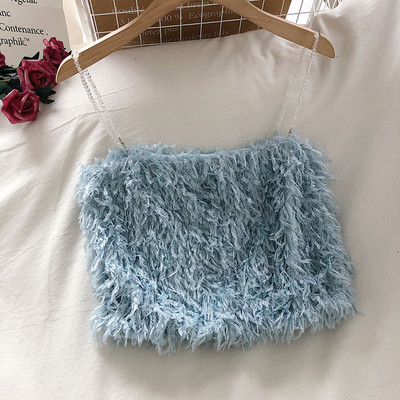 Γυναικείο αμάνικο μπλουζάκι με λεπτούς ιμάντες