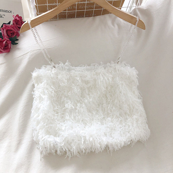 Γυναικείο αμάνικο μπλουζάκι  με λεπτούς ιμάντες