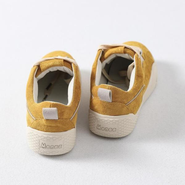 Casual γυναικεία αθλητικά παπούτσια από οικολογικό σουέτ και επίπεδη σόλα