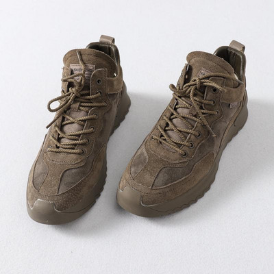 Φθινοπωρινά casual παπούτσια με τραχιά σόλα από οικολογικό σουέτ