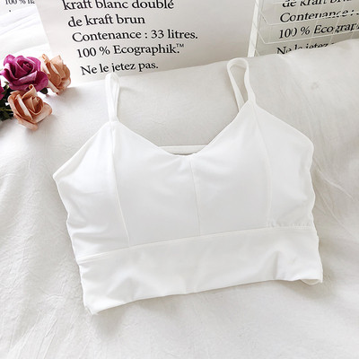 Γυναικεία μπλούζα με γυμνή πλάτη και λεπτούς ιμάντες