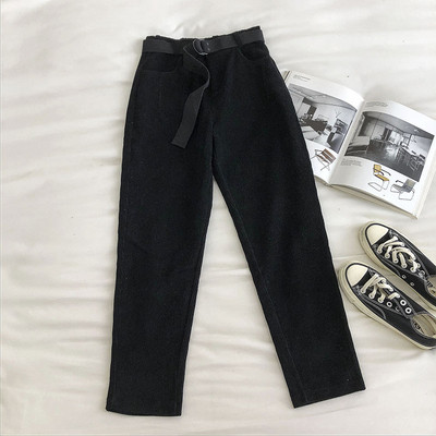 Casual γυναικείο παντελόνι ρετρό στυλ με ζώνη