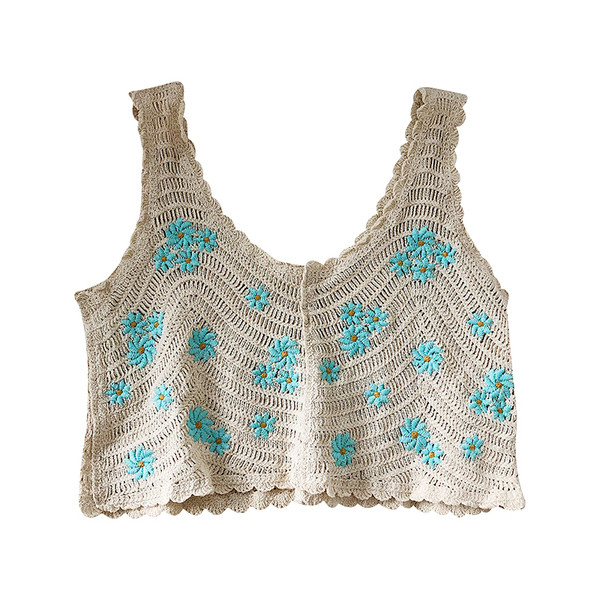 Tikandite ja laiade rihmadega naiste pitsist topp