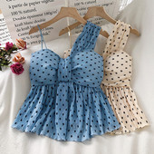 Μοντέρνο γυναικείο αμάνικο πουά