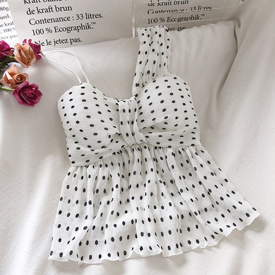 Μοντέρνο γυναικείο αμάνικο πουά