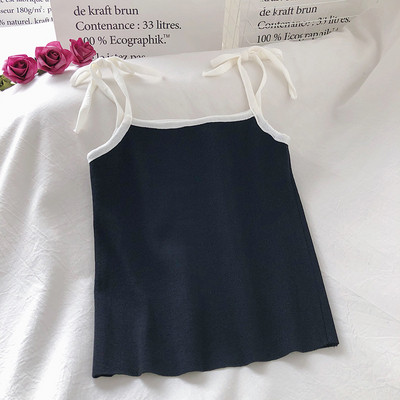 Καθημερινό γυναικείο αμάνικο με λεπτές τιράντες