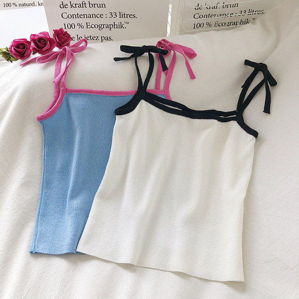 Καθημερινό γυναικείο αμάνικο με λεπτές τιράντες