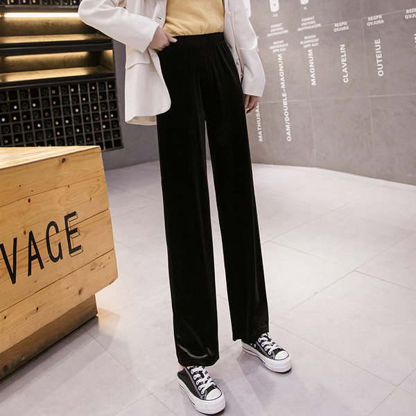 Stílusos női nadrág magas derékkal, fekete és szürke színben