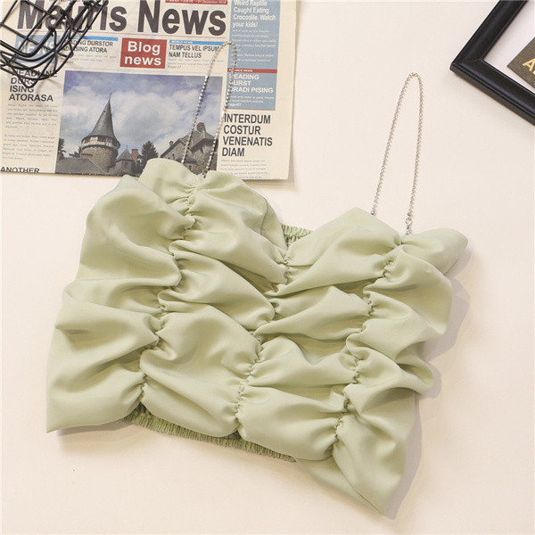 Modern női felső vékony pántokkal és kövekkel