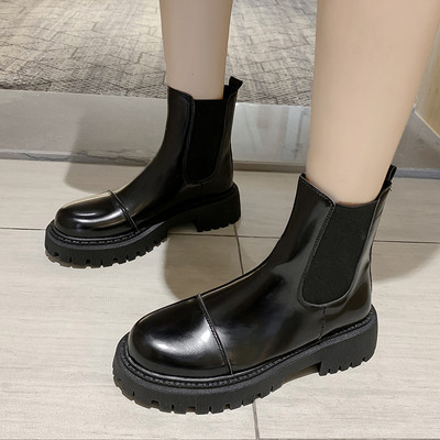 Έκο δερμάτινες  γυναικείες μπότες