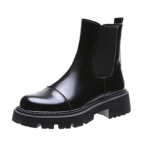 Έκο δερμάτινες  γυναικείες μπότες 