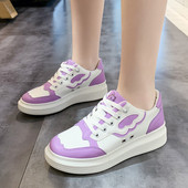 Modern női műbőr tornacipő