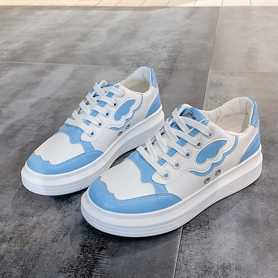 Modern női műbőr tornacipő